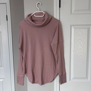 Babaton Dusty Pink Waffle Sweater